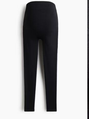 H&M • Mama Seamless Black Maternity Leggings, Size Small